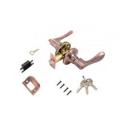 Защелка врезная межкомнатная 8531 ET AC медь кл/фикс СТАНДАРТ