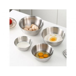 Миска для взбивания из нерж. стали, диаметр 24.5 см, с мерной шкалой, серия CHEF, PERFECTO LINEA