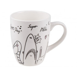 Кружка керамическая, 360 мл., FUNNY ANIMALS-4, PERFECTO LINEA