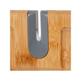 Доска разделочная из бамбука с точилкой для ножей, 28х22х1.5 см, BAMBOO, PERFECTO LINEA