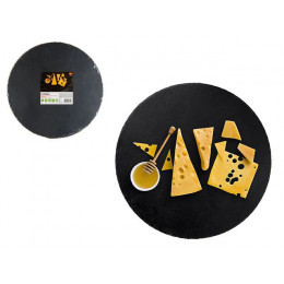 Блюдо для подачи сервировочное 30 см, сланец, PERFECTO LINEA