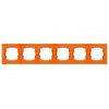 Рамка 6-ая горизонтальная оранжевая, RITA, MUTLUSAN