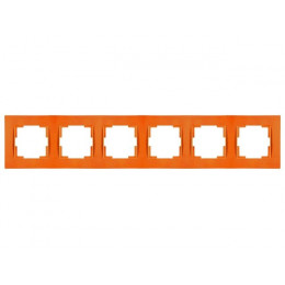 Рамка 6-ая горизонтальная оранжевая, RITA, MUTLUSAN