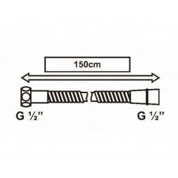 Душевая лейка со шлангом и держателем AVSSS-031 AV Engineering