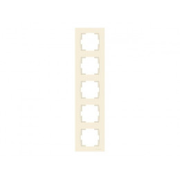 Рамка 5-ая вертикальная кремовая, RITA, MUTLUSAN