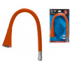 Излив гибкий с двухрежимной лейкой оранжевый для смесителя, AV Engineering