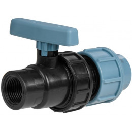 Кран шар. ПЭ 20 х 1/2" вн., AV Engineering