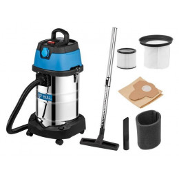 Пылесос BULL AS 3001 + аксессуары 1400 Вт, 30 л, 6м кабель, 3м шланг, HEPA, мануал., выдув