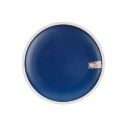 Тарелка обеденная керамическая, 26.5 см, серия ASIAN, синяя, PERFECTO LINEA