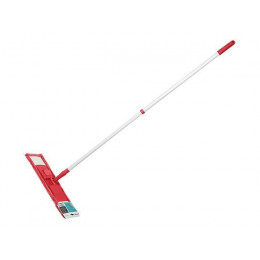 Швабра для пола с насадкой из микрофибры, бордовая, PERFECTO LINEA