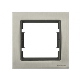 Рамка 1-ая нержавейка ELITRA, MUTLUSAN