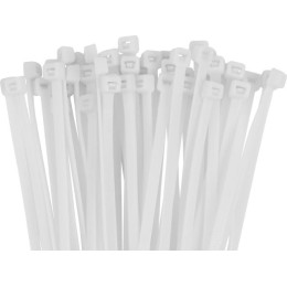 Хомут-стяжка 7.6х250 мм белый (100 шт в уп.) STARFIX