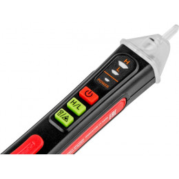 Бесконтактный индикатор напряжения WORTEX VT 2209 12-1000 В, световая и звуковая индикация