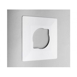 Рамка 1-местная декоративная белая BYLECTRICA