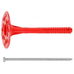 Дюбель для теплоизоляции 10х260 мм с металлич. гвоздем (50 шт в карт. уп.) STARFIX