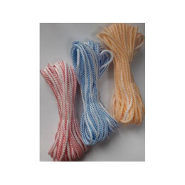 Шнур полипроп. вязаный c сердечником 5мм х20м (цветной)