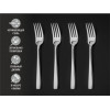 Набор вилок столовых, 4 шт., глянцевый, серия Majestic, PERFECTO LINEA