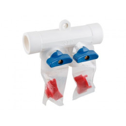 Коллектор с шар. краном универс. PPR 25х20/2, РТП