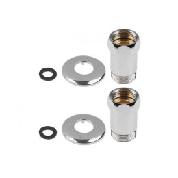 Американка прямая 1" вн. х 3/4" нар. ХРОМ, AV Engineering (2 шт. в уп.)