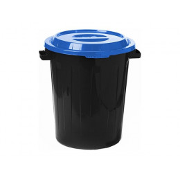 Бак с крышкой 60л (синий) IDEA