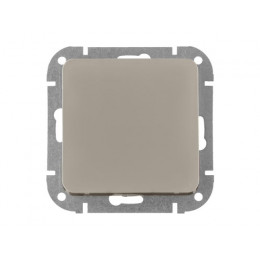 Выключатель 1 клав. проходной (скрытый) песочный, Astrum, BYLECTRICA