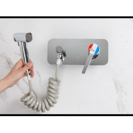 Смеситель для биде (Lt) D35, серия Lotus хром, a-five