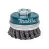 Щетка д/шлиф.маш. проволочная чашечная 100 мм MAKITA
