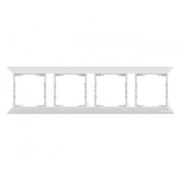 Рамка 4-ая горизонтальная белая, DARIA, MUTLUSAN