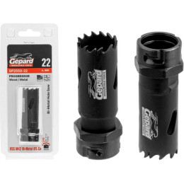 Коронка биметаллическая  d22 мм PROGRESSOR GEPARD