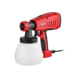 Краскораспылитель электрический WORTEX LX PS 0845-1 в кор. 550 Вт, 800 мл/мин, 1.3 л бак