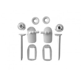 Крепеж для сиденья унитаза Универсал белый, ИнкоЭр