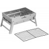 Мангал-барбекю складной с решеткой, 43х29х23 см, нержавеющая сталь, PERFECTO LINEA