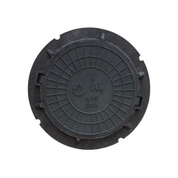 Люк садовый А15 (15 кН) черный, AV Engineering