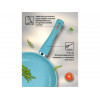 Сковорода ф 24х5.5 см, алюм., антиприг. покр., серия Cook&Fun, голубая, PERFECTO LINEA