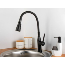 Смеситель для кухни D35, серия  730 черный ECONOCE