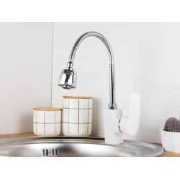 Смеситель для кухни D35-A, серия 270 белый, ECONOCE