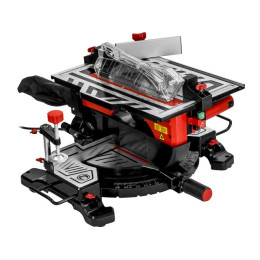 Торцовочная пила комбинированная WORTEX MS 2520-2 LMB в кор. 2000 Вт, 255 мм, глуб. 78 мм,  стол 60