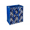 Сумка хозяйственная на молнии, синий узор, 50х55х25 см, PERFECTO LINEA