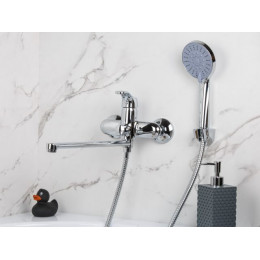 Смеситель для ванны (Lt) D35, серия Iris хром, a-five