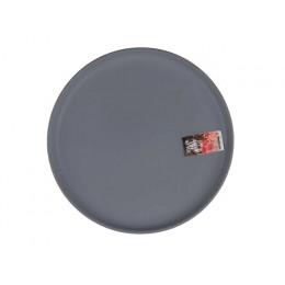 Тарелка десертная керамическая, 20.5 см, серия ASIAN, серая, PERFECTO LINEA