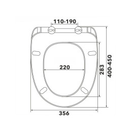 Сиденье для унитаза с микролифтом TRON, AV Engineering