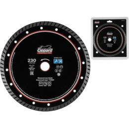 Алмазный круг 230х22 мм универс. Turbo GEPARD