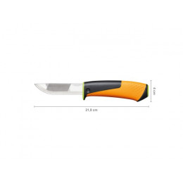 Нож для тяжелых работ с точилкой FISKARS