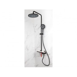 Душевая система (Lt) D35, серия Rose черный + красный, a-five