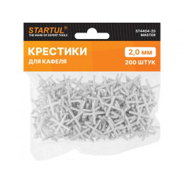Крестики д/кафеля 2,0мм 200шт STARTUL MASTER (ST4404-20)