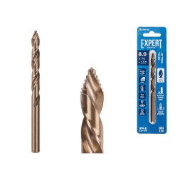 Сверло по металлу ц/х 8.0х75х117 мм HSS-Co EXPERT STARTUL