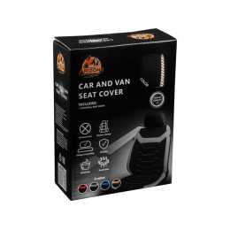 Чехол на сиденье автомобиля универсальный, полиэстер, черно-бежевый, ARIZONE