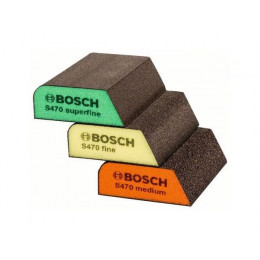Набор губок абразивных BOSCH (3 шт.)