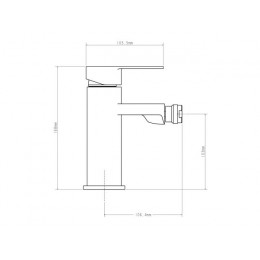 Смеситель для биде D35-A, серия 210 ECONOCE