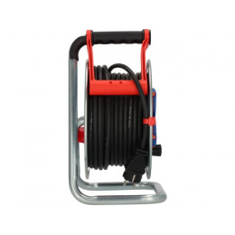 Удлинитель на катушке 25м (3 роз., 3.3кВт, метал. катушка, резин. кабель) Brennenstuhl Garant